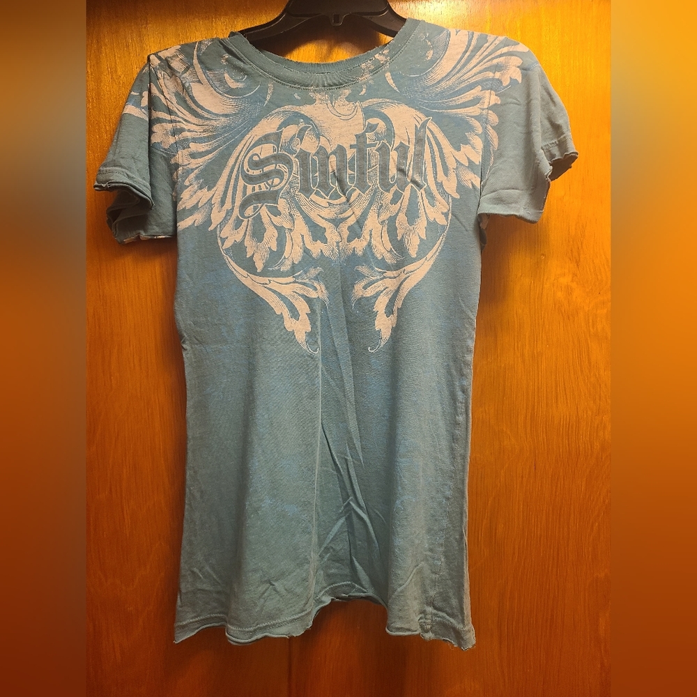 Sinful distressed tshirt